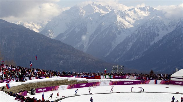 Sprintov zvod bc v olympijskm stedisku Laura Cross Country. (11. nora 2014)