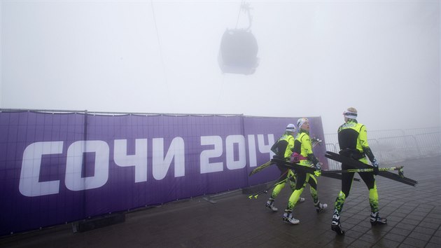 MLHA. V arelu Laura zatm biatlonist na tra zvodu s hromadnm startem nevyjedou. (17. nora 2014)