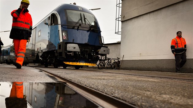 První souprava railjet vyrobená ve vídeňském závodě Siemens pro České dráhy.