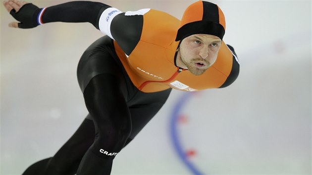 Nizozemsk rychlobrusla Michel Mulder zskal na trati na 500 metr olympijsk zlato.