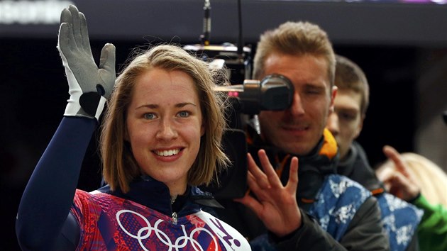 Elizabeth Yarnoldová z Velké Británie se stala novou olympijskou vítězkou ve skeletonu. 