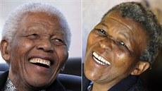 Nelson Mandela a Onica Mothoaová (vpravo)