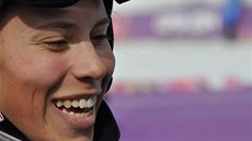 Snowboardkrosařka Eva Samková poprvé trénovala na olympijských tratích v Soči.