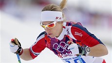 Norská běžkyně na lyžích Astrid Uhrenholdt Jacobsenová při kvalifikačním...