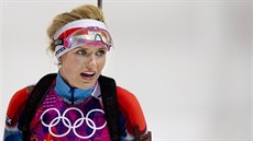 BOJOVNICE. eská biatlonistka Gabriela Soukalová dojela ve stíhacím závodu na...