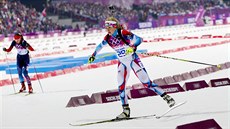 eská biatlonistka Gabriela Soukalová ve stíhacím závodu na 10 kilometr. (11....