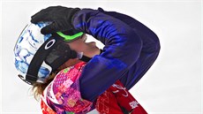 Eva Samková suverénně ovládla olympijský snowboardcross a dojela si pro zlatou...