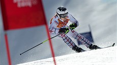 Český lyžař Ondřej Bank ve druhém kole obřího slalomu nabral ztrátu a propadl...