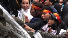 Protiínská demonstrace ve Vietnamu