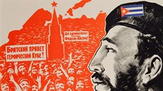Plakát s portrétem Fidela Castra je dílem malíře Eduarda Artsrunyana (1963).