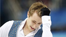 ŠKODA TOHO PÁDU. Michal Březina padá po volné jízdě na olympijských hrách v