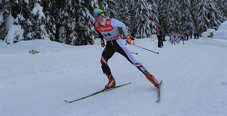 Johannes Dürr bhem Tour de Ski 2014