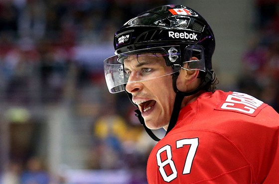 Sidney Crosby na olympiád v Soi, archivní foto