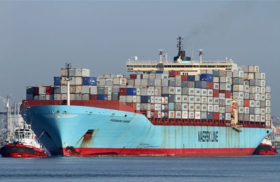 Kontejnerová lo Svendborg Maersk cestou po Biskajském zálivu poztrácela 520