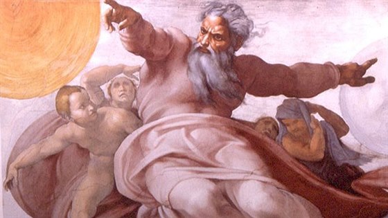 Nakrknout se mete nejen vy na Boha, ale i on na vás. Tuto situaci zpodobnil Michelangelo v Sixtinské kapli.