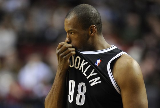 Jason Collins v dresu Brooklyn Nets