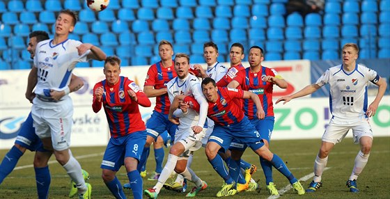 Závar ped plzeskou brankou v duelu na hiti Baníku Ostrava