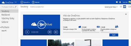 Pejmenované webové úloit SkyDrive se nov jmenuje OneDrive a nabízí...
