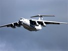 Dopravní letoun ruské armády Il-76. Archivní snímek