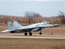 Nazdvukový stroj MiG-29 ukrajinských vzduných sil