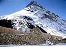 Jedna z ochranných zdí, které chrání rakouskou vesnici Galtür ped lavinami z...