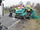 Dopravní nehoda na silnici mezi Blenem a Nepasicemi na Královéhradecku. (19....
