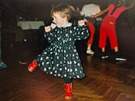 Jako malá Eva také ráda tancovala.