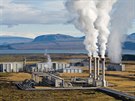 Islandská geotermální elektrárna Nesjavellir