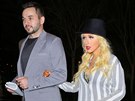 Christina Aguilera se svým snoubencem Mattem Rutlerem