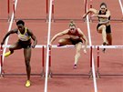 V ELE. Britská atletka Tiffany Porterová (ve lutém) v ele závodu na edesát