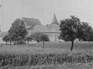 Pohled na zámek od západu, 20. léta minulého století