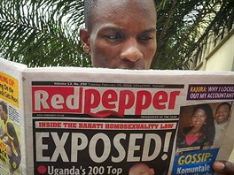 Magazn Red Pepper otiskl seznam 200 prominentnch ugandskch homosexul (25....