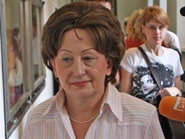 Kristina Mrzkov pi jednn Krajskho soudu v Ostrav v roce 2011.