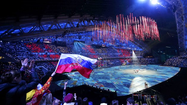 Slavnostn zvren ceremonil zimnch olympijskch her v Soi. (23. nora...