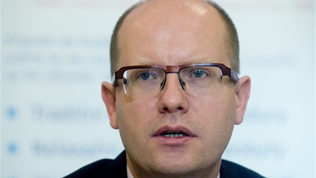 Premiér Bohuslav Sobotka