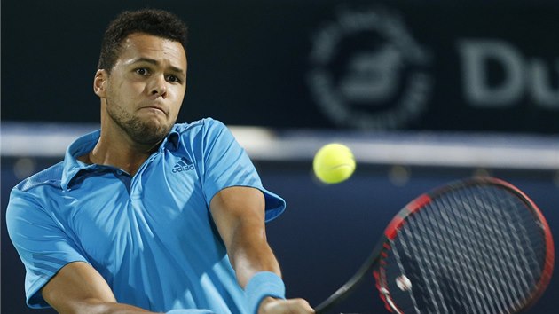 Jo-Wilfried Tsonga na turnaji v Dubaji