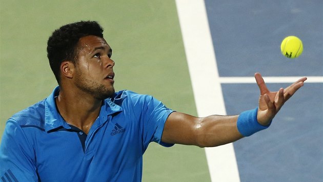 Jo-Wilfried Tsonga na turnaji v Dubaji