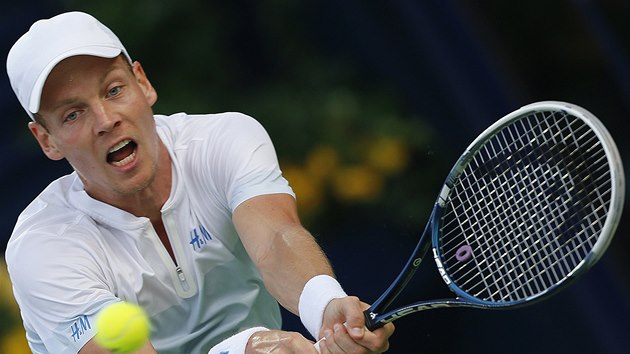 Tom Berdych v semifinle turnaje v Dubaji