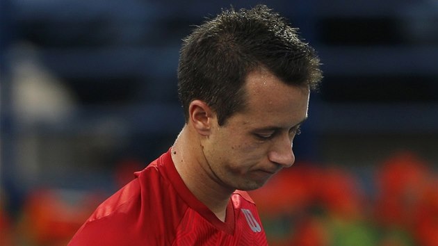 NEJDE TO. Philipp Kohlschreiber v semifinle turnaje v Dubaji. 