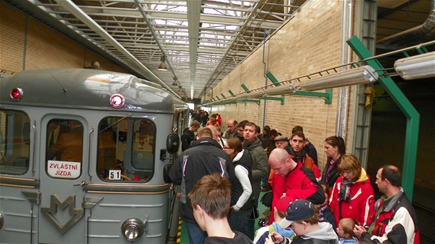 Historická jízda metrem (ilustraní foto)