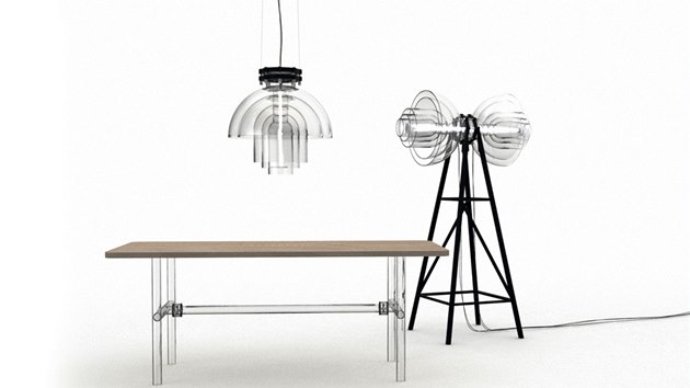 Kolekce svtidel Transmission a Air table pro firmu Kavalier Design - studio deForm