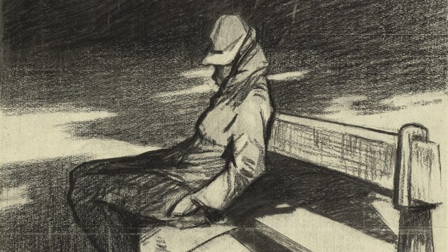 Vclav Hradeck, Nocleh na lavice, 1905