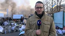 Reportér eské televize Jakub Szántó v Kyjev