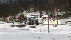 Areál Jitenky v Buovicích na Vykovsku. Nyní si na nj dlá nárok brnnská...