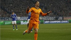 OSLAVA. Hvzda Realu Madrid Cristiano Ronaldo se raduje z gólu do branky