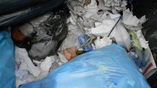 Papír, plasty, ve pohromad. Odpad v kontejnerech jihlavské radnice je v...