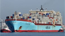 Kontejnerová lo� Svendborg Maersk cestou po Biskajském zálivu poztrácela 520