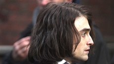 Daniel Radcliffe pi natáení filmu Frankenstein