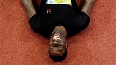 V PROBLÉMECH. Britský sprinter Dwain Chambers po druhém míst na edesátce. 