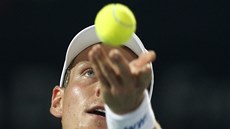 Tomá Berdych na turnaji v Dubaji